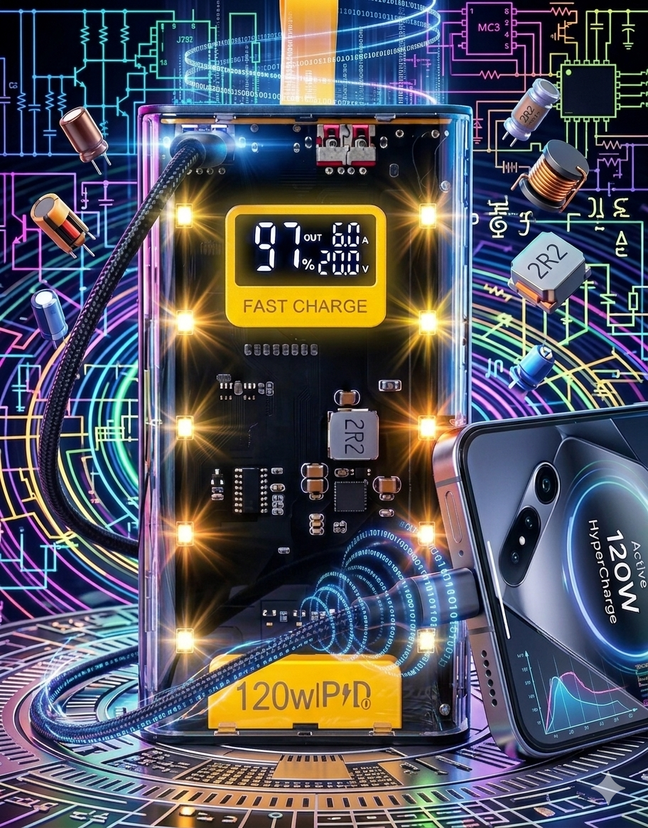 20000mAh 66W Super Fast Charge Power Bank CHAREOHUB CHAREOHUB
