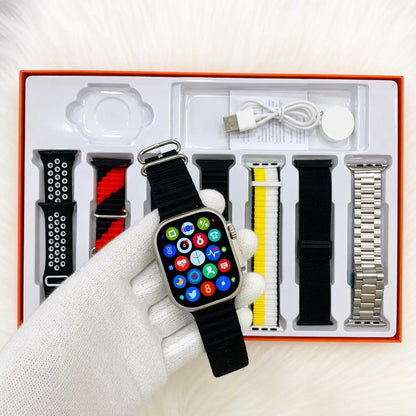 Ultra 7 in 1 Smart Watch | 7 Pairs of Straps Zaidi Store