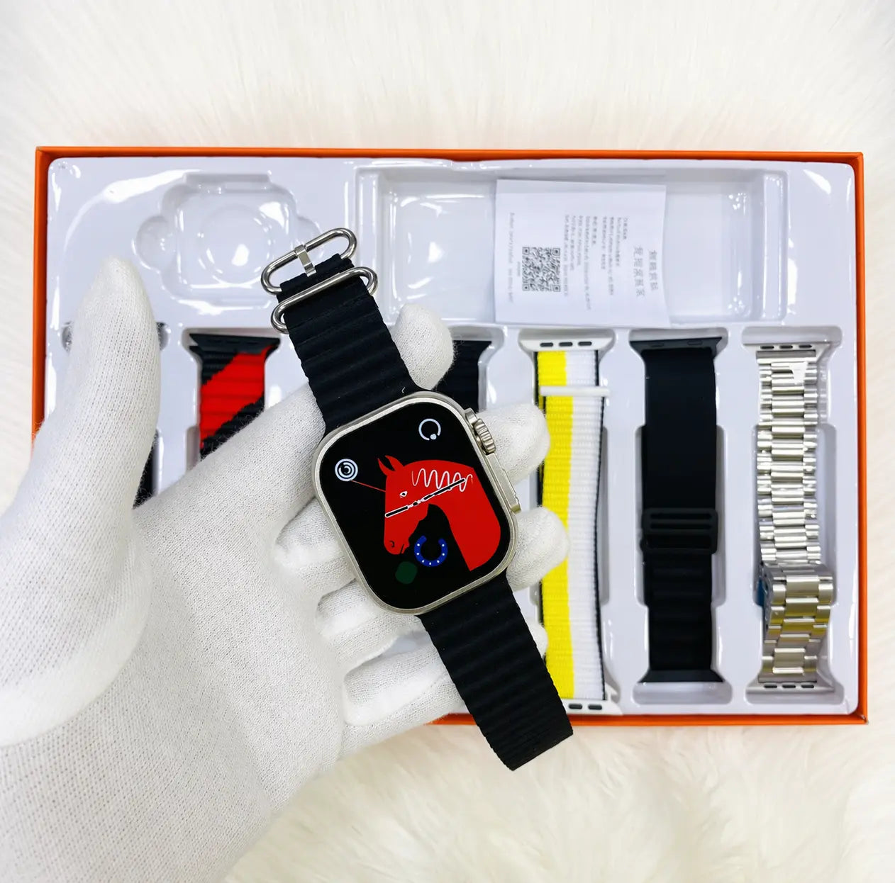 Ultra 7 in 1 Smart Watch | 7 Pairs of Straps Zaidi Store