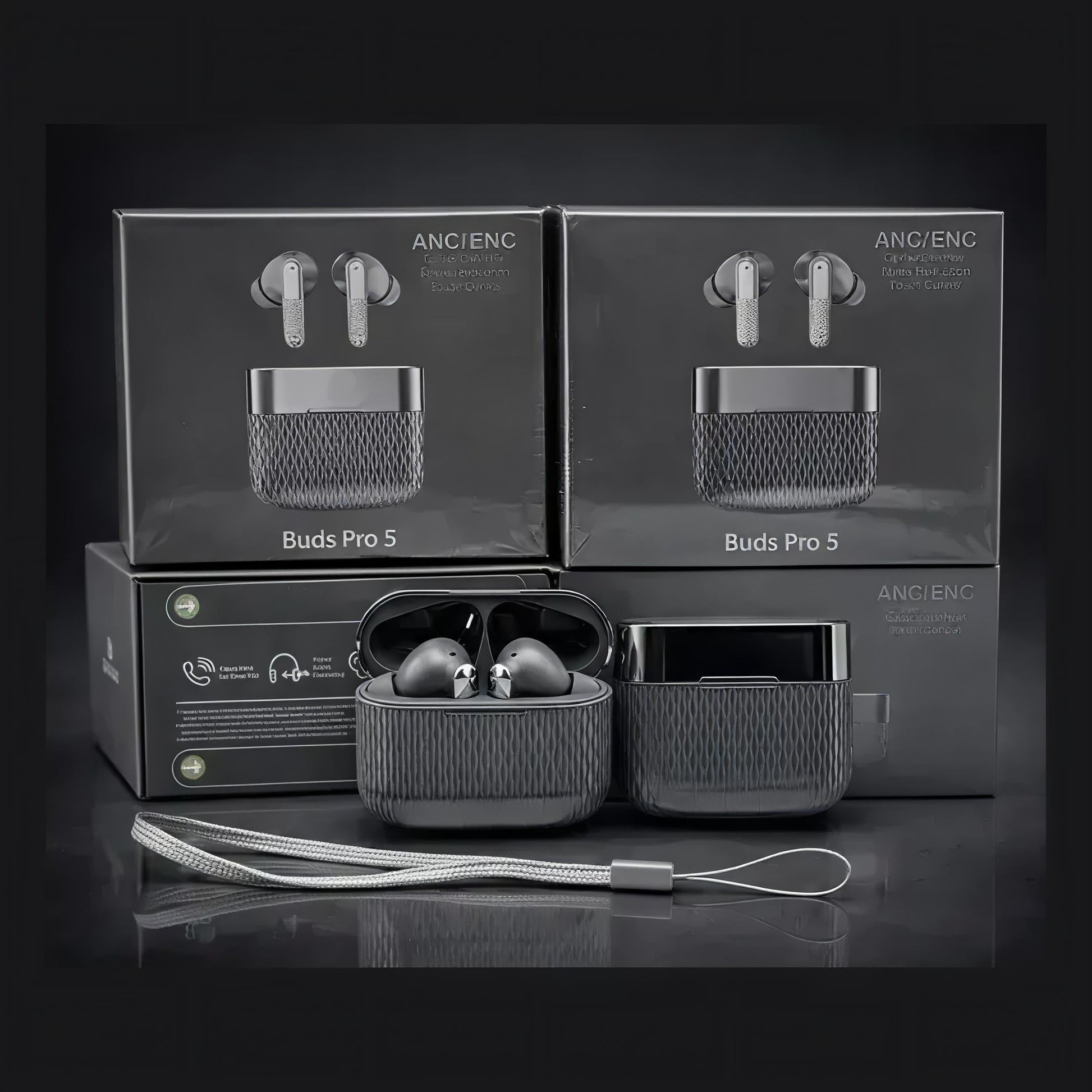 Buds Pro 5 Earbuds Premium Qauality CHAREOHUB CHAREOHUB